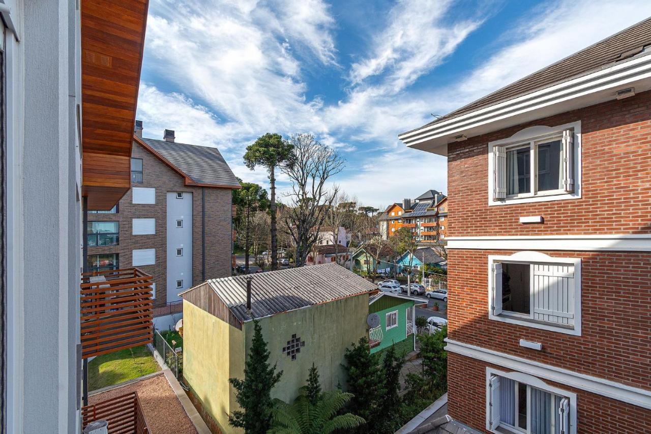 Apartamento NOVO Villa Toscana em Canela Exterior foto
